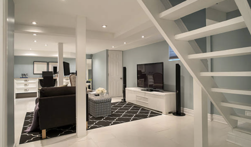 Basement conversion fully waterproofed with ABS Basement Systems